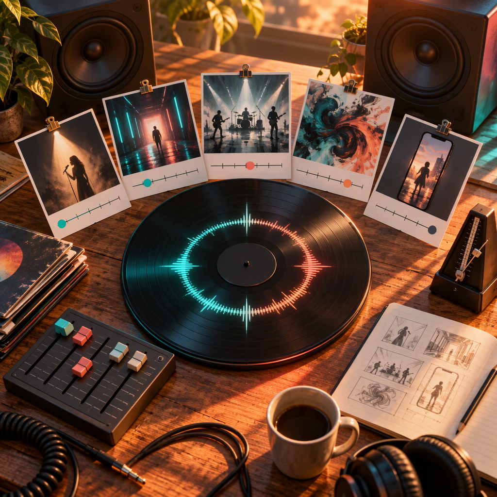 Cómo hacer un video musical con IA en español: del master terminado a la pantalla, con el tempo al mando